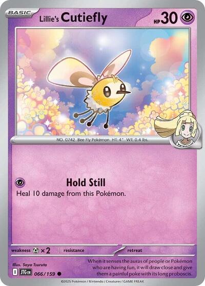 Scarlet & Violet Journey Together - 066/159 Lillie's Cutiefly Common