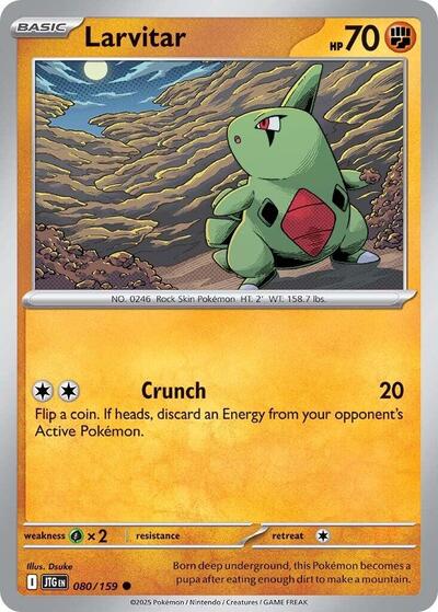 Scarlet & Violet Journey Together - 080/159 Larvitar Common