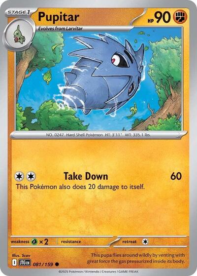 Scarlet & Violet Journey Together - 081/159 Pupitar Common