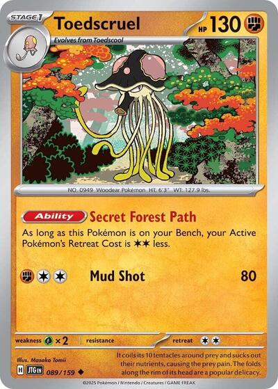 Scarlet & Violet Journey Together - 089/159 Toedscruel Uncommon
