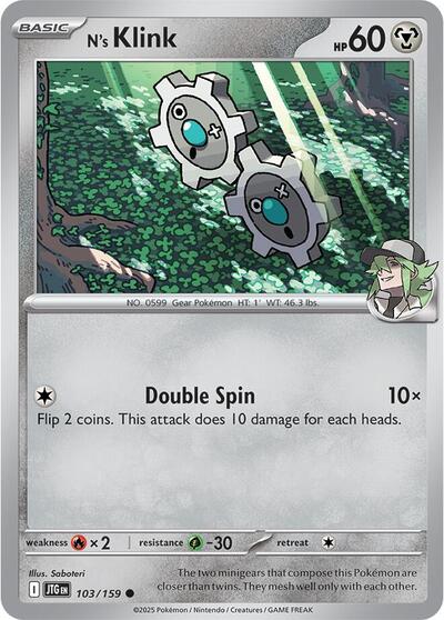 Scarlet & Violet Journey Together - 103/159 N's Klink Common