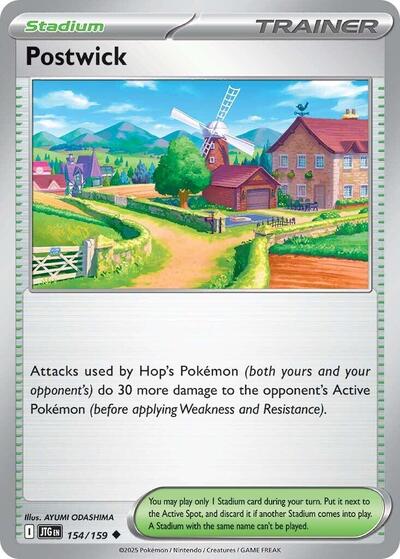 Scarlet & Violet Journey Together - 154/159 Postwick Uncommon