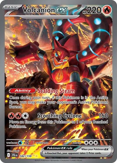 Scarlet & Violet Journey Together - 182/159 Volcanion ex Special Illustration Rare