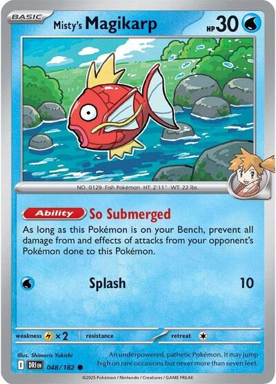 Scarlet & Violet Destined Rivals - 048/182 Misty's Magikarp Common