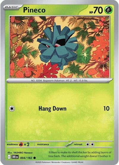 Scarlet & Violet Destined Rivals - 004/182 Pineco Common