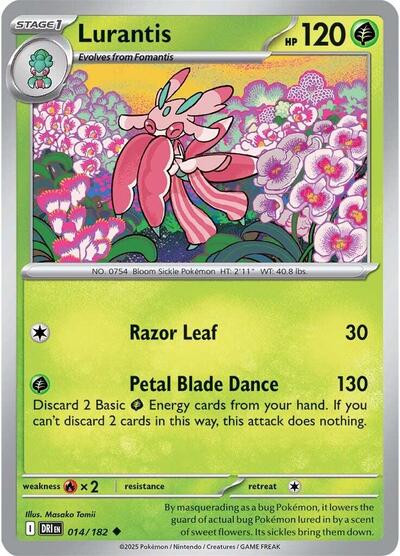 Scarlet & Violet Destined Rivals - 014/182 Lurantis Uncommon