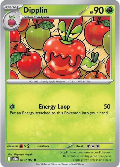 Scarlet & Violet Destined Rivals - 017/182 Dipplin Common