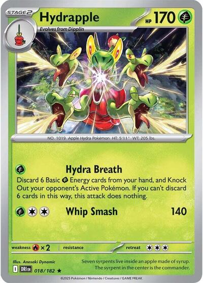 Scarlet & Violet Destined Rivals - 018/182 Hydrapple Rare