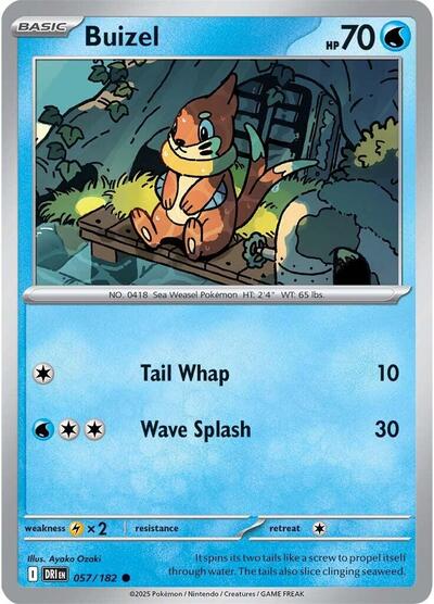 Scarlet & Violet Destined Rivals - 057/182 Buizel Common