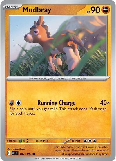 Scarlet & Violet Destined Rivals - 107/182 Mudbray Common