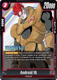 Manga Booster 01 - Android 16 SB01-002 Rare