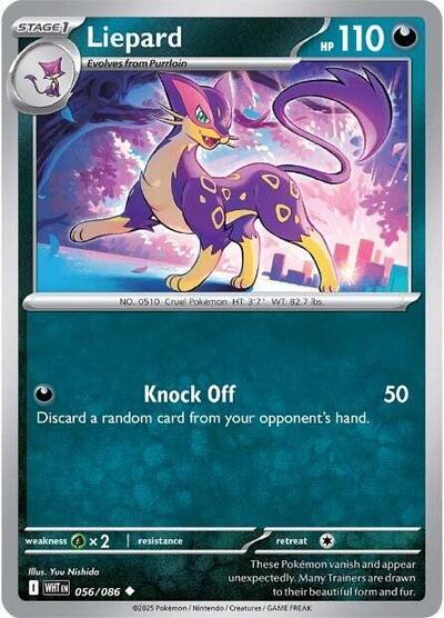 Scarlet & Violet White Flare - 056/086 Liepard Uncommon