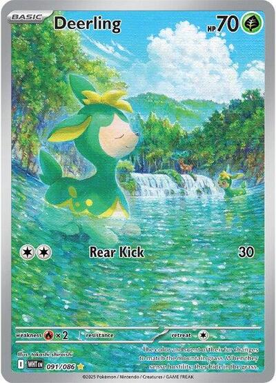 Scarlet & Violet White Flare - 091/086 Deerling Illustration Rare