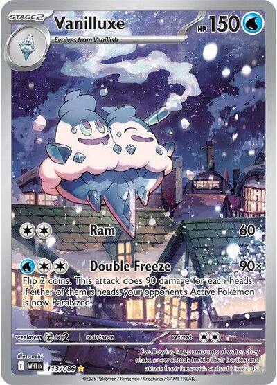 Scarlet & Violet White Flare - 113/086 Vanilluxe Illustration Rare