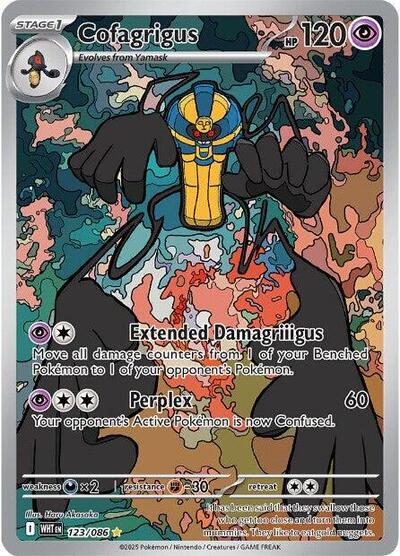 Scarlet & Violet White Flare - 123/086 Cofagrigus Illustration Rare