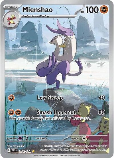 Scarlet & Violet White Flare - 134/086 Mienshao Illustration Rare