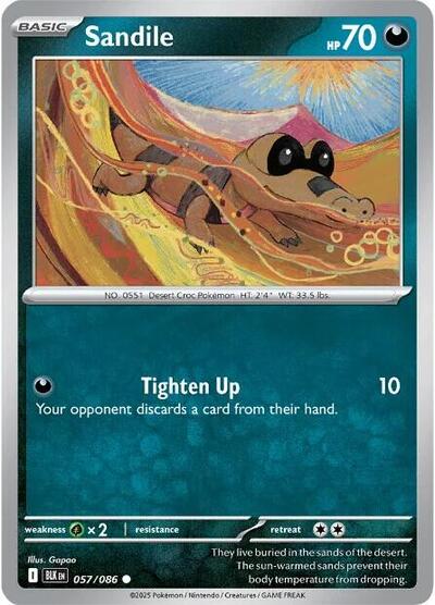 Scarlet & Violet Black Bolt - 057/086 Sandile Common