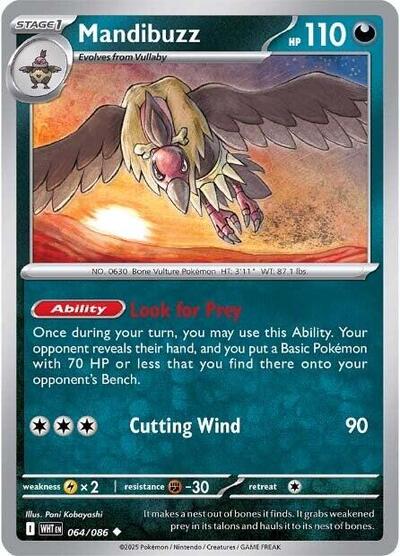 Scarlet & Violet White Flare - 064/086 Mandibuzz Uncommon