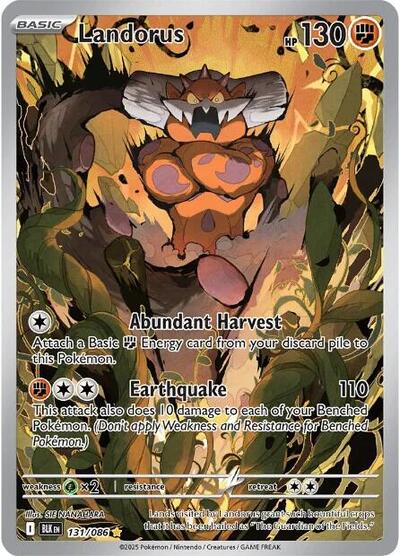 Scarlet & Violet Black Bolt - 131/086 Landorus Illustration Rare