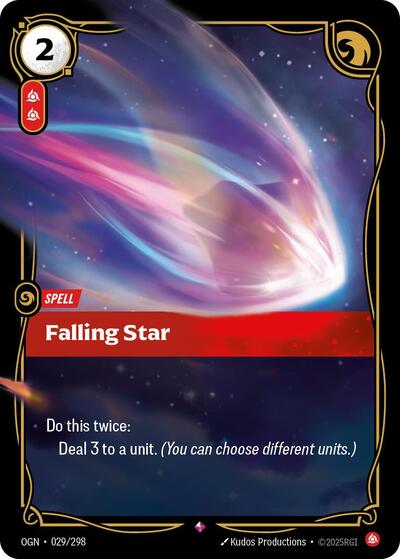 Riftbound - Origins - 029/298 Falling Star Rare