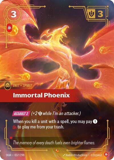 Riftbound - Origins - 037/298 Immortal Phoenix Epic
