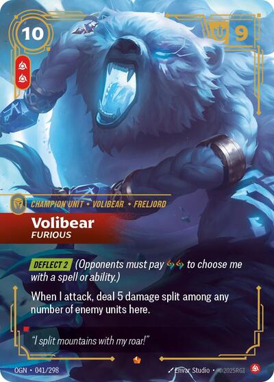 Riftbound - Origins - 041/298 Volibear - Furious Epic