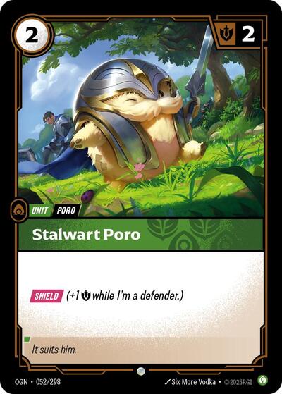 Riftbound - Origins - 052/298 Stalwart Poro Common