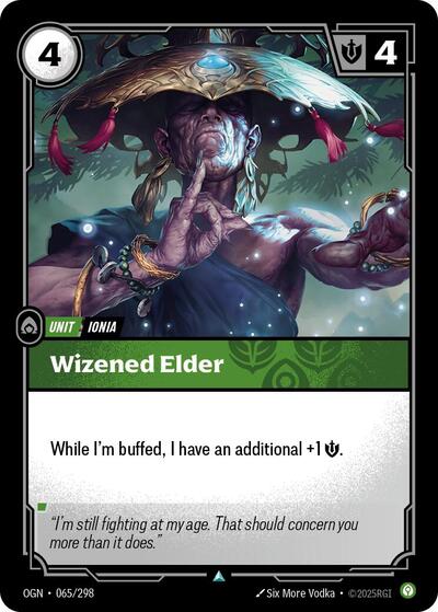 Riftbound - Origins - 065/298 Wizened Elder Uncommon