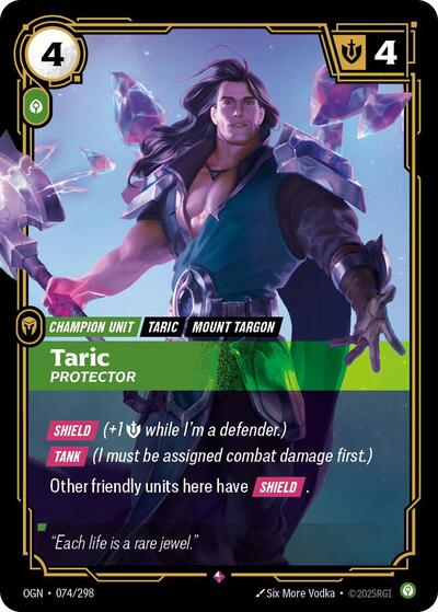 Riftbound - Origins - 074/298 Taric - Protector Rare
