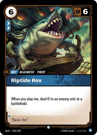 Riftbound - Origins - 092/298 Riptide Rex Common