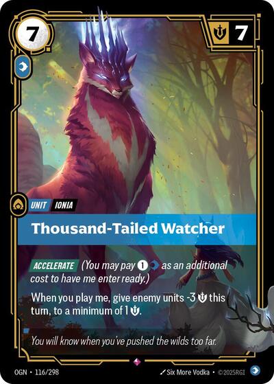 Riftbound - Origins - 116/298 Thousand-Tailed Watcher Rare