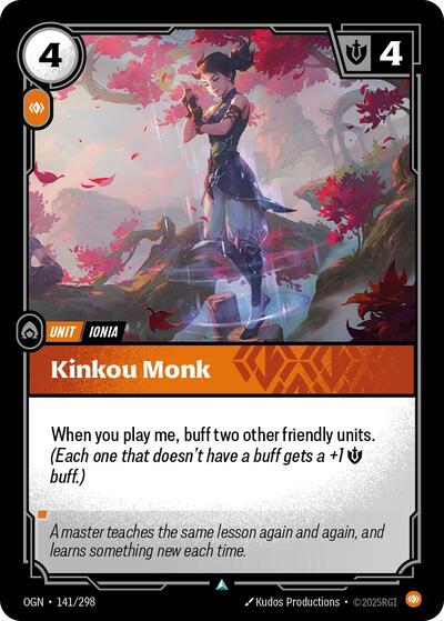 Riftbound - Origins - 141/298 Kinkou Monk Uncommon