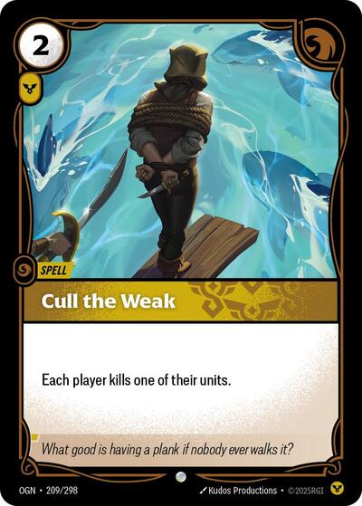 Riftbound - Origins - 209/298 Cull the Weak Common