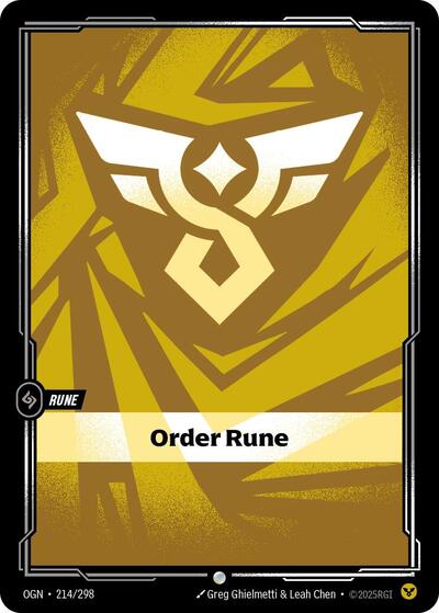 Riftbound - Origins - 214/298 Order Rune Common