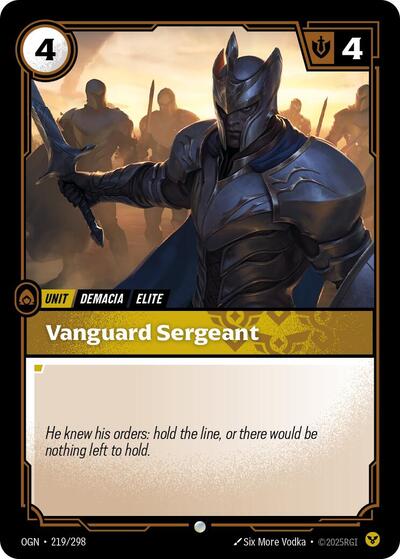 Riftbound - Origins - 219/298 Vanguard Sergeant Common