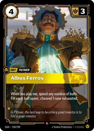 Riftbound - Origins - 230/298 Albus Ferros Rare