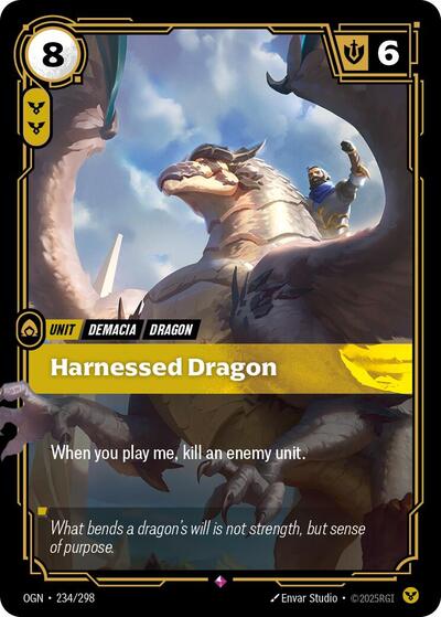 Riftbound - Origins - 234/298 Harnessed Dragon Rare