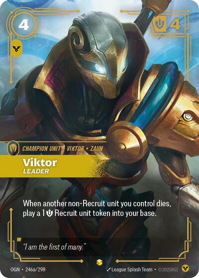 Riftbound - Origins - 246a/298 Viktor - Leader (Alternate Art) Showcase