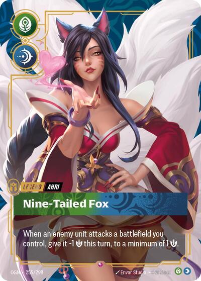 Riftbound - Origins - 255/298 Ahri - Nine-Tailed Fox Rare