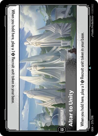Riftbound - Origins - 275/298 Altar to Unity Uncommon