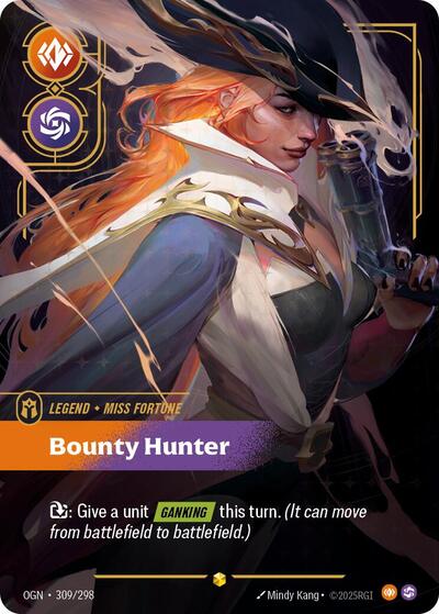 Riftbound - Origins - 309/298 Miss Fortune - Bounty Hunter (Overnumbered) Showcase
