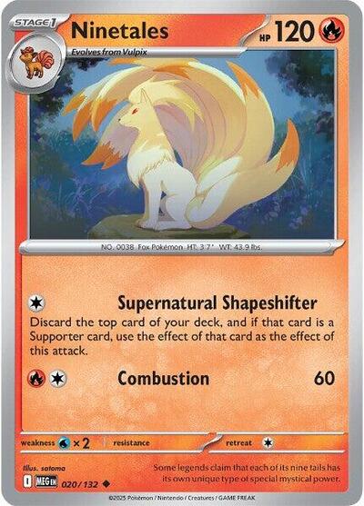 Mega Evolution - 020/132 Ninetales Uncommon