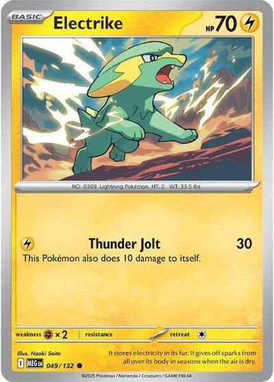 Mega Evolution - 049/132 Electrike Common