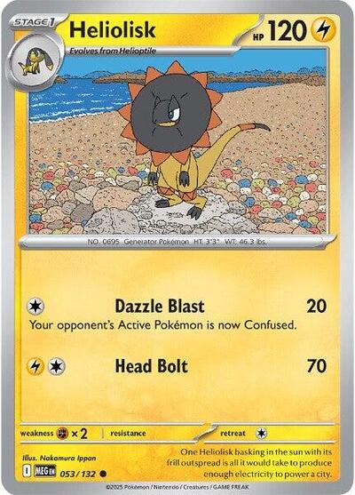 Mega Evolution - 053/132 Heliolisk Common