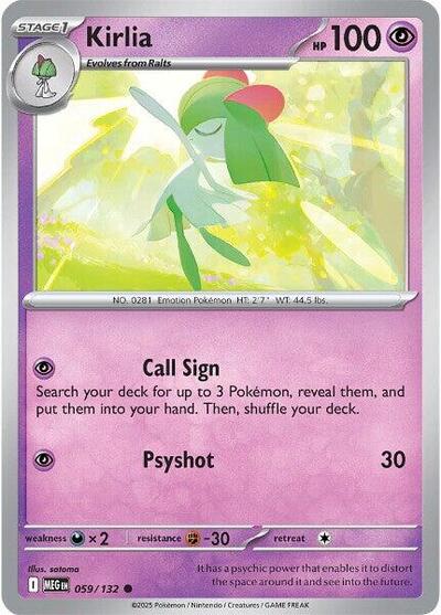 Mega Evolution - 059/132 Kirlia Common