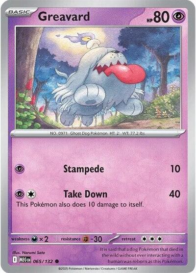 Mega Evolution - 065/132 Greavard Common