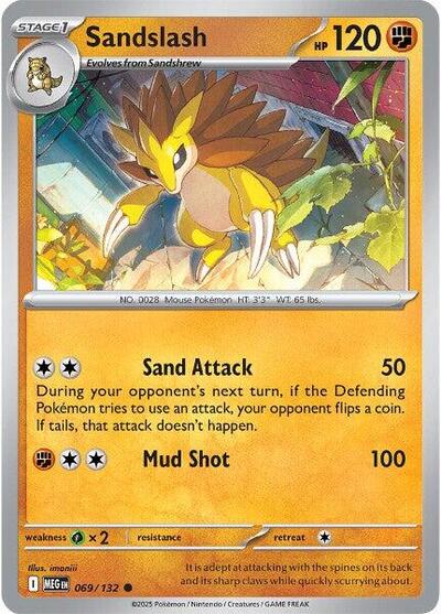 Mega Evolution - 069/132 Sandslash Common