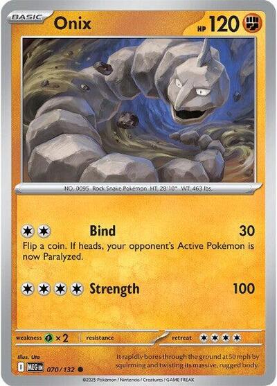Mega Evolution - 070/132 Onix Common