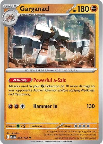Mega Evolution - 084/132 Garganacl Uncommon