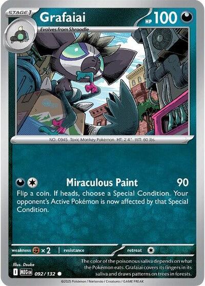 Mega Evolution - 092/132 Grafaiai Common